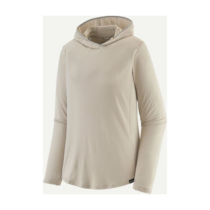 Рыболовная рубашка Fly Fish Food Logo - Patagonia - W's Tropic Comfort Natural Sun Hoody -