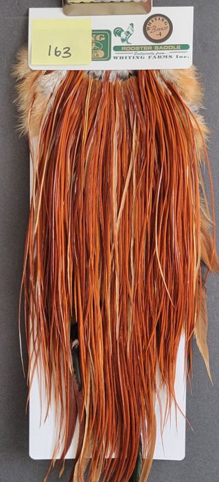 Материал для вязания мушек Flash Sale Hackle 163 - Hebert Miner Saddle Bronze - Light Brow