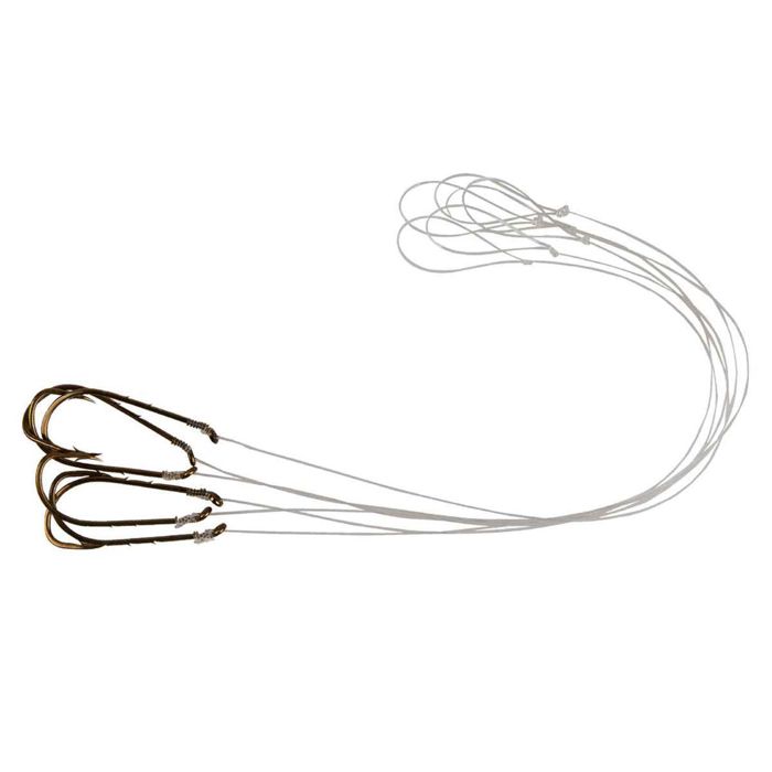 Крючки P-Line Snelled Baitholder Hook - Bronze 6pk