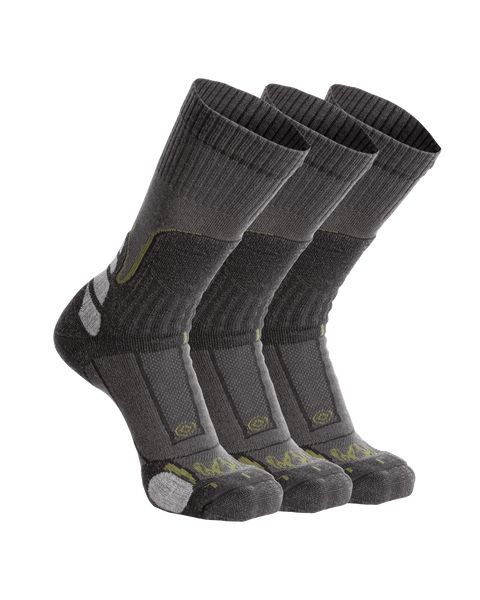 Носки KUIU ULTRA Merino Midweight Mountain Sock 3-Pair Pack | Grey Green