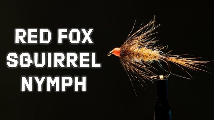 Набор для вязания мушек Trident Red Fox Squirrel Nymph Fly Tying Video Material Kit