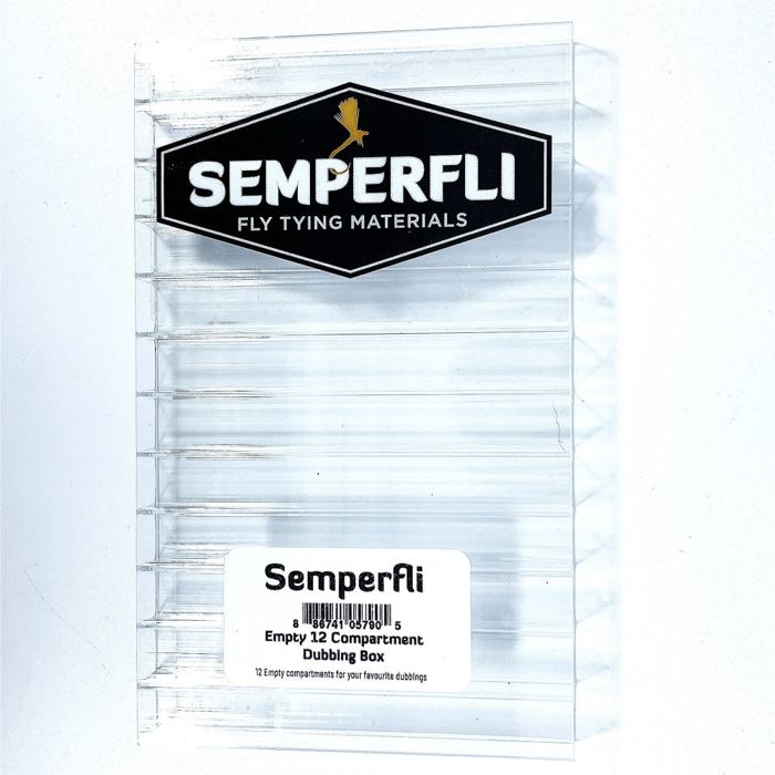 Материал для вязания мушек Semperfli Empty 12 Compartment Dubbing Box