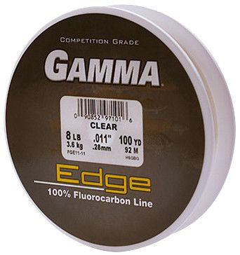 Леска Gamma Edge флюорокарбоновая, 12 lb, 200 ярдов