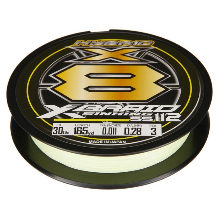 Плетёный шнур XBraid Sinking SS112 Braided Fishing Line (165 yd Spools)