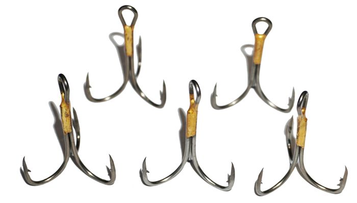 Крючки Eagle Claw Lazer Sharp Treble Hooks (1/0 - 5/0)