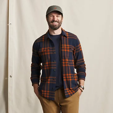 Рыболовная рубашка Orvis Snowy River Brushed Knit Long-Sleeve Shirt