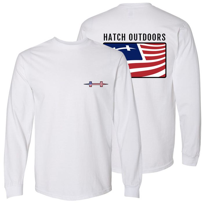 Рыболовная рубашка Hatch Outdoors, INC The Independent Tee, Long-sleeve