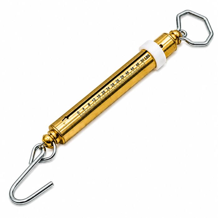 Липгрип или весы Manley 2012 50 lb Brass Fishing Scale with Tell-Tale Ring