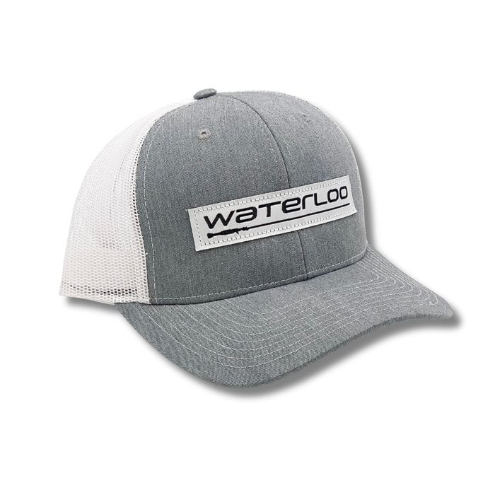 Головной убор Waterloo Rods Waterloo Heather Grey and White Cap - Performance Patch Logo
