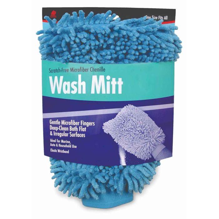 Рукавица для мойки Buffalo Industries Microfiber Chenille Wash Mitt Marine Accessory - Blu