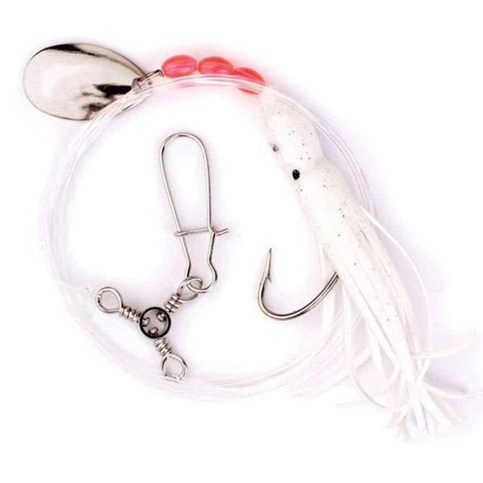 Готовая оснастка Eagle Claw Fluke Spinner Squid Rig