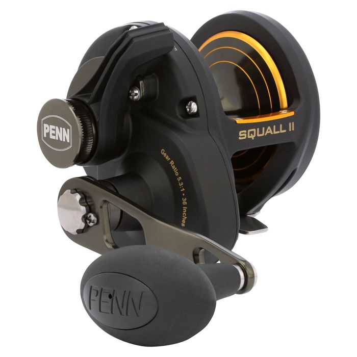 Катушка PENN Squall II Lever Drag, мультипликатор