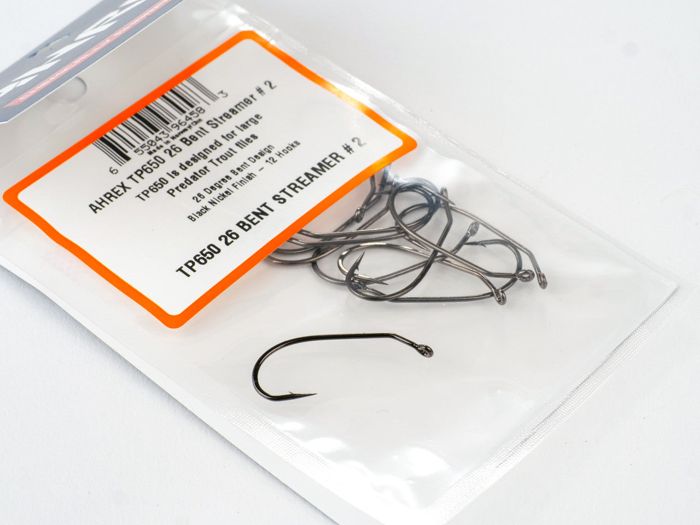 Крючки Ahrex TP650 Bent Streamer Hook - #2