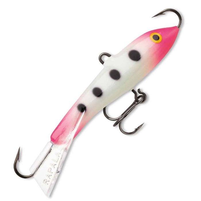 Зимняя приманка Rapala Jigging Rap Ice Fishing Lure - Glow Pink Squirrel, 1/8oz, 1-1/4in