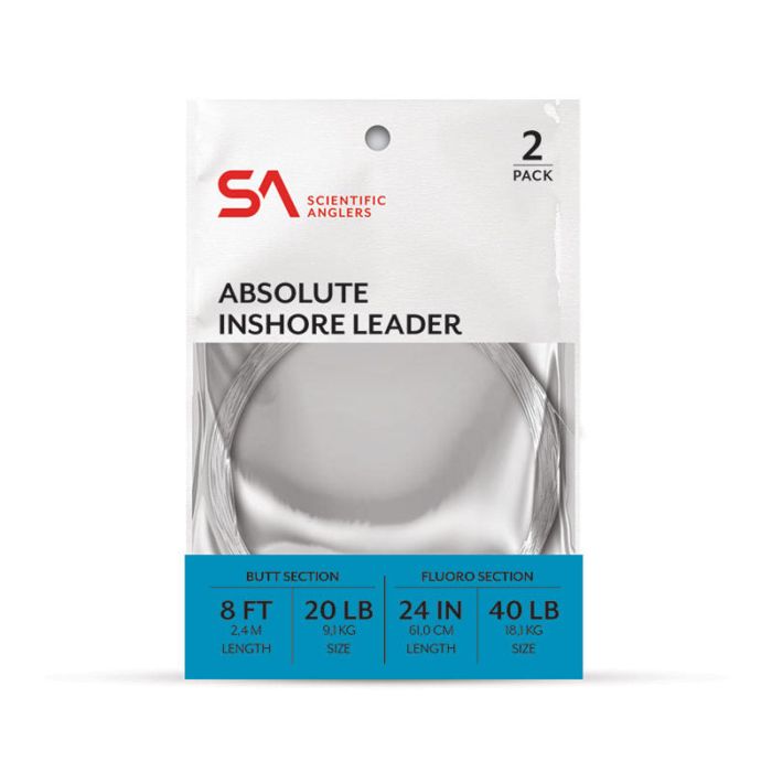 Поводковый материал Scientific Anglers Absolute Inshore Leader 2 Pack