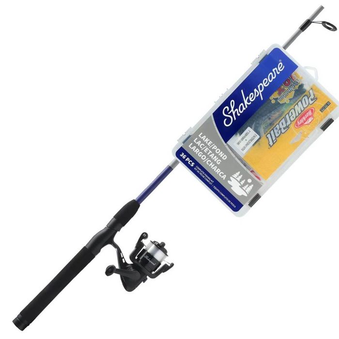 Комплект удилище + катушка Shakespeare Catch More Fish Lake Pond Spinning Combo - 6ft, Med