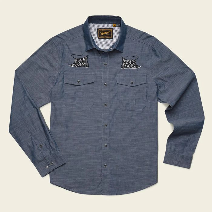 Рыболовная рубашка Howler Bros Gaucho Snapshirt ~ Patrolling Rays