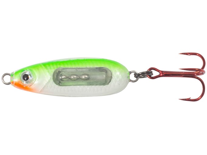 Колеблющаяся блесна Northland Glass Buck Shot Spoon Super-Glo Perch 1/4 oz