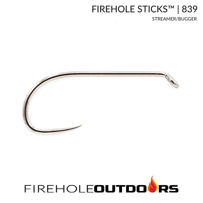 Крючки Firehole Sticks 839 Barbless Streamer Hook
