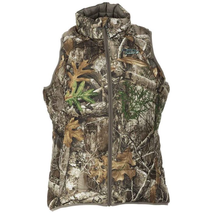 Охотничий камуфляж DSG Outerwear Women's Realtree Edge Reversible Puffer Hunting Vest