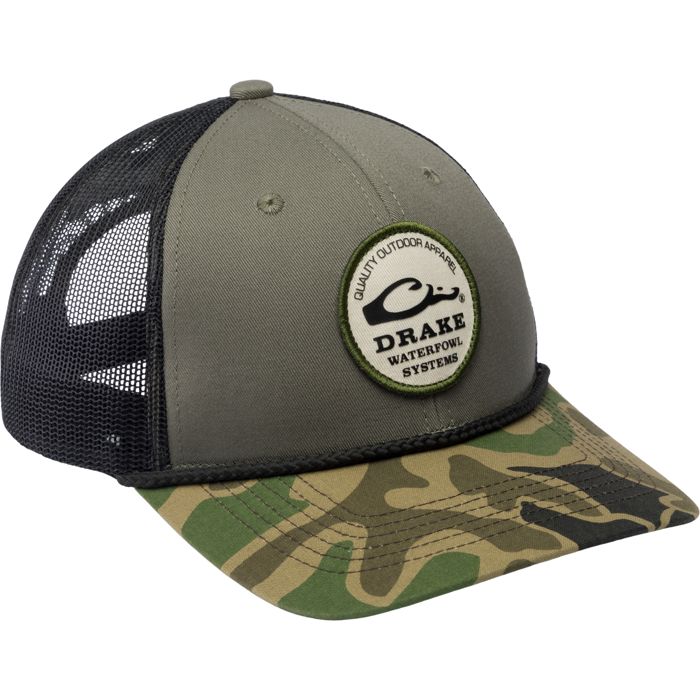 Головной убор Drake Circle Badge Back Rope Cap - Olive/Black / One Size Fits Most