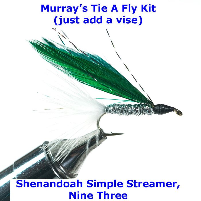 Мушки Murray's Fly Shop Shenandoah Simple Streamer, Nine Three Fly Tying Kit