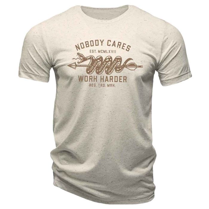 Рыболовная рубашка Cameron Hanes Men's Snake Nobody Cares Work Harder Short Sleeve Casual
