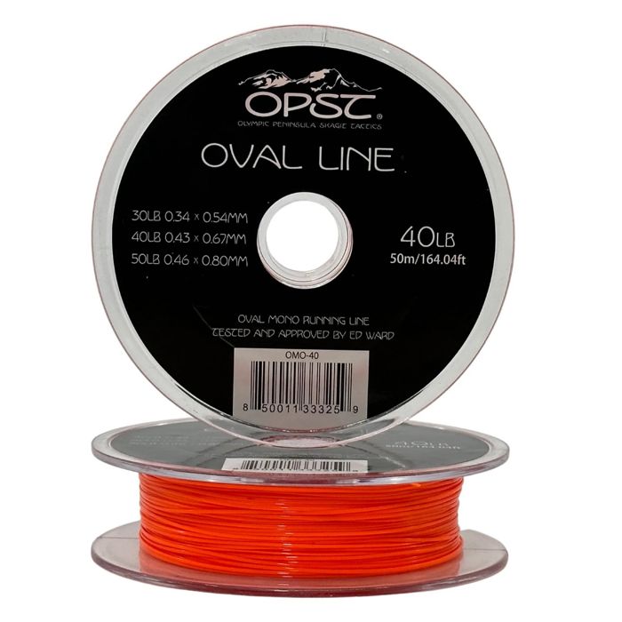 Нахлыстовый шнур OPST Oval Mono Running Line - Orange - 30lb - Orange