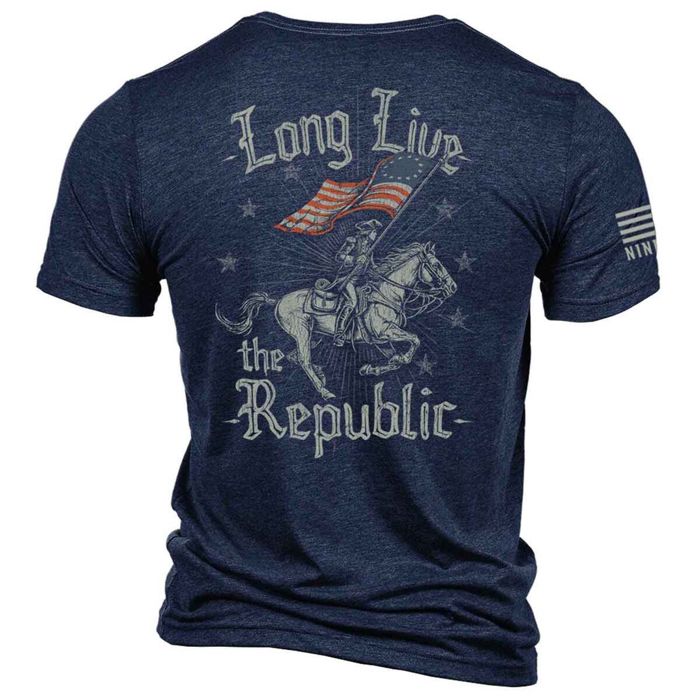 Рыболовная рубашка Nine Line Men's Long Live The Republic Short Sleeve Casual Shirt