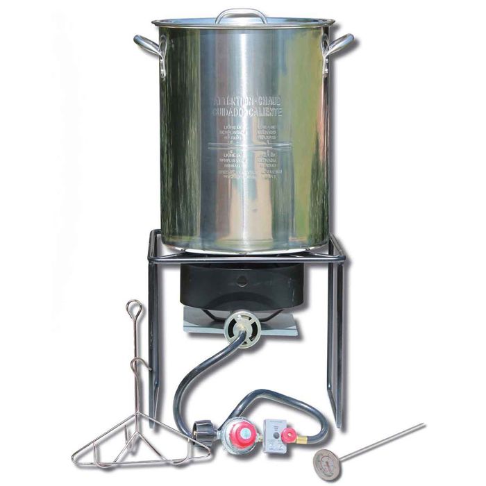 Горелка King Kooker Portable Turkey Fryer 1 Burner Cooker Package - Aluminum