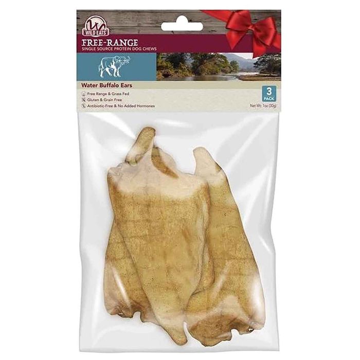 Снаряжение для собаки Wild Eats Water Buffalo Ear Dog Treats - 3 Pack