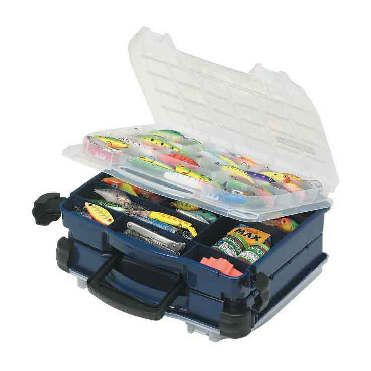 Коробка для снастей Plano 3952-10 Double Sided Hard Tackle Box - Blue, 30-104 Compartments