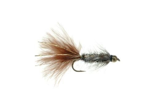 Материал для вязания мушек Umpqua Gold Bead Flash-a-Bugger Peacock/Black