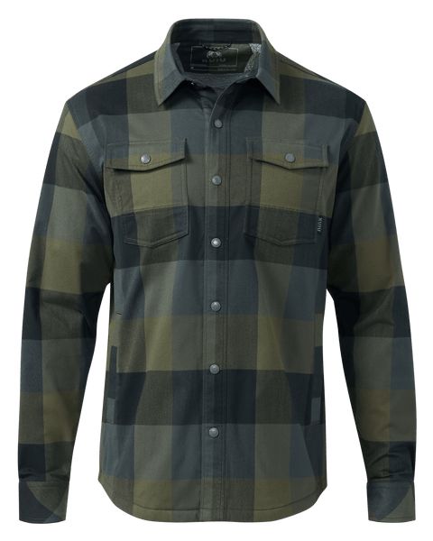Рубашка-куртка KUIU Field Flannel Fleece Shirt Jacket | Verde Plaid