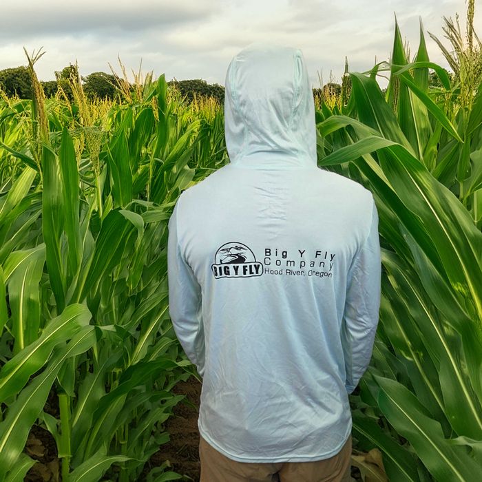 Рыболовная рубашка Big Y Fly Co. Sun Hoodie - By Sea Threads