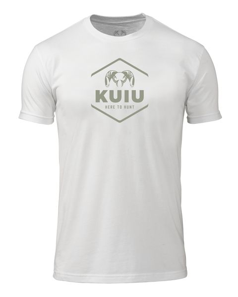 Рыболовная рубашка KUIU Stacked Here to Hunt T-Shirt | White