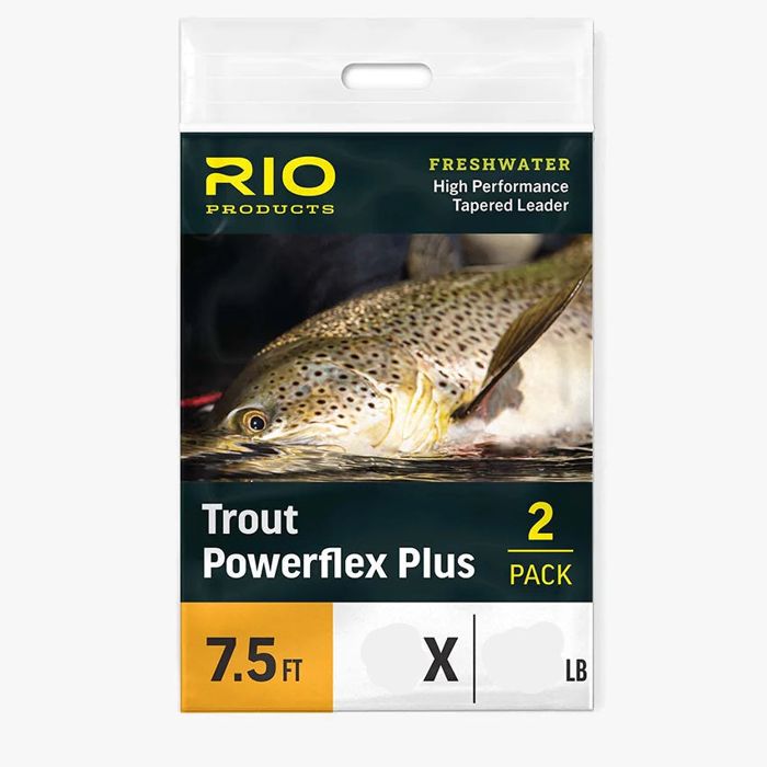 Поводковый материал Rio Powerflex Plus Leader 7.5'--2 Pack