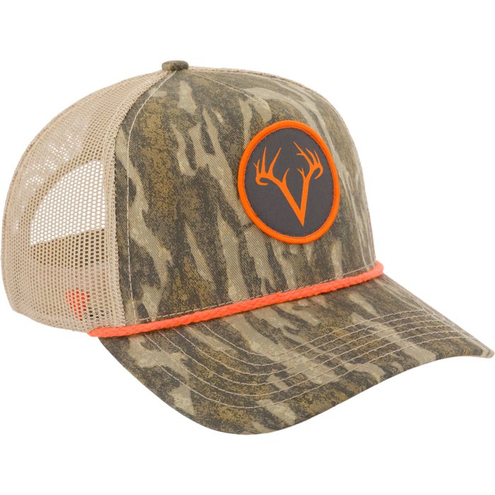 Охотничий камуфляж Non-Typical x Lost Hat Ea5y-R Trucker Rope Cap - Mossy Oak Bottomland /