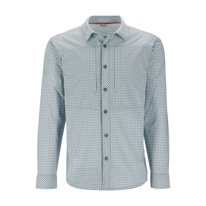 Рыболовная рубашка Simms Men's Stone Cold LS Shirt - Albacore Stone Cold Check