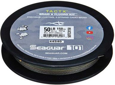 Плетёный шнур Seaguar TactX Braided Line Camo