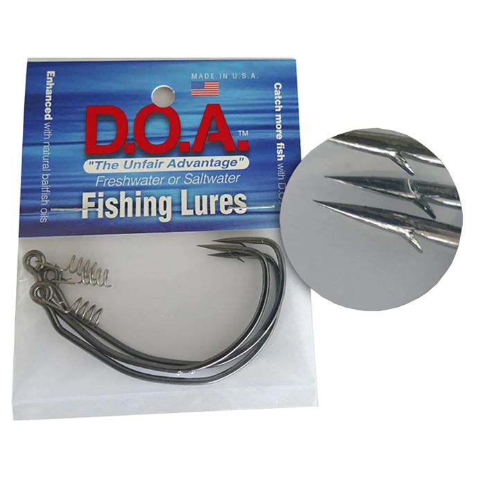 Крючки DOA Lures Needlepoint 7/0 Screw Hook