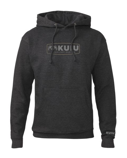 Рыболовная рубашка KUIU Outlined Patch Hoodie | Charcoal