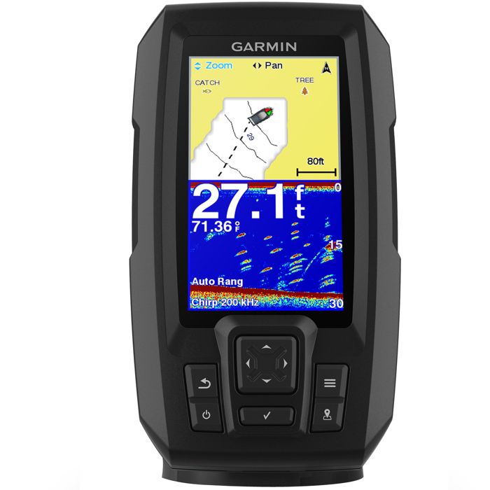 Эхолот Garmin STRIKER Plus 4 w/ Dual Beam Transducer Fish Finder