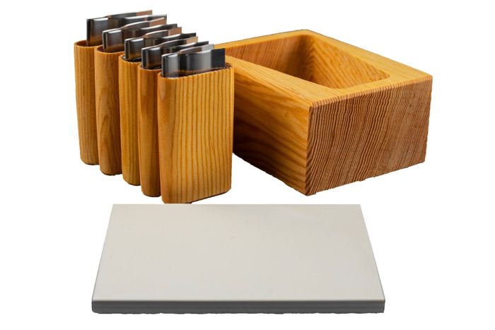 Инструмент для вязания мушек River Road Gurgler Cutters Complete Set Of Five Sizes