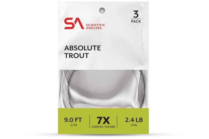 Поводковый материал Scientific Anglers Absolute Trout Leader 3 Pack