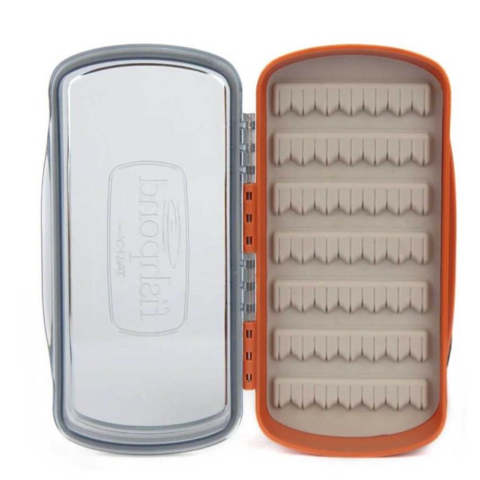 Коробка для мушек Fishpond Tacky Pescador Fly Box - Burnt Orange / Clear Lid, Small