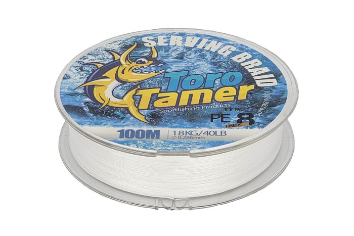 Плетёный шнур Toro Tamer 8 Strand Hollow Serving Braid 100m - 30lb