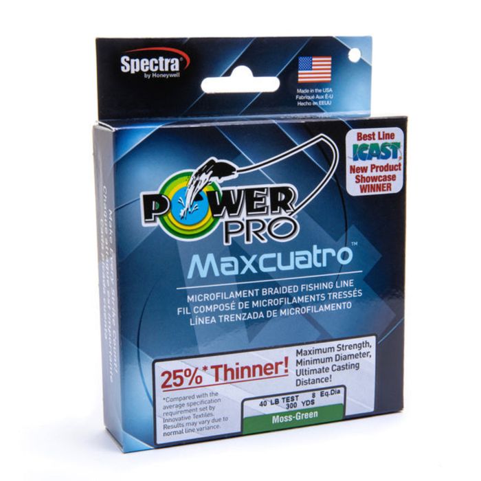 Плетёный шнур Shimano Power Pro Maxcuarto Braid - 300 YD.