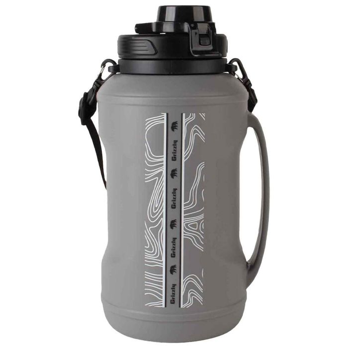 Кулер, термос или бутылка Grizzly Collapsible 64oz Water Bottle - Stealth Gray
