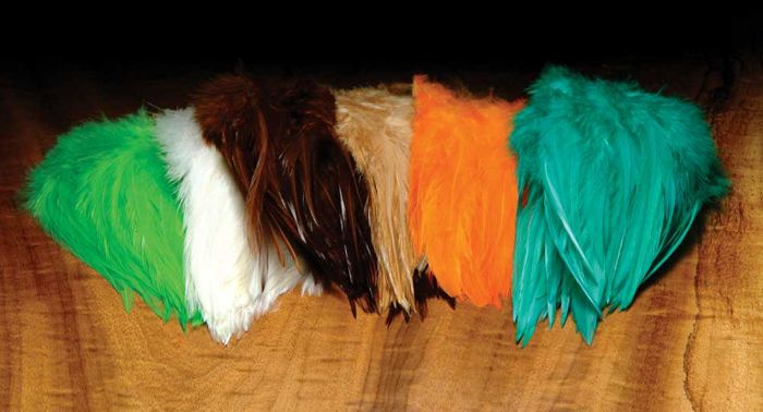 Материал для вязания мушек Hareline Dubbin Strung Chinese Saddle Hackle